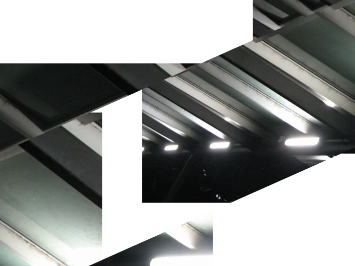 fractured ceiling